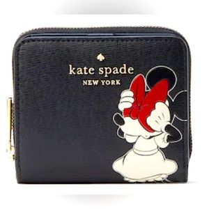 NWT!!! Disney X Kate Spade New York Minnie Mouse Zip Around Wallet
